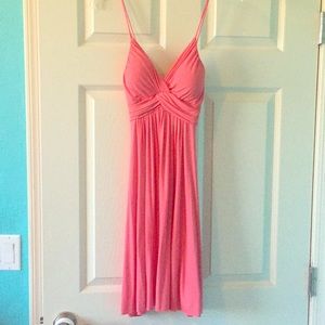 Coral summer dress